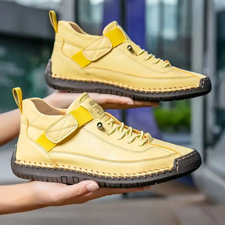Men's Orthopedic Memory-Foam Slip-On Sneakers - Yellow