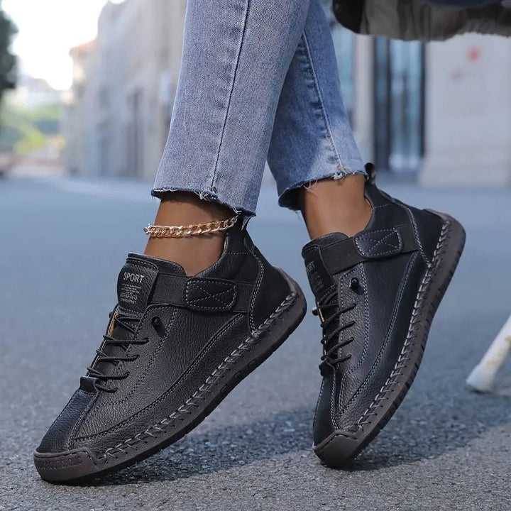 Men's Orthopedic Memory-Foam Slip-On Sneakers - Black (Almost sold out!)
