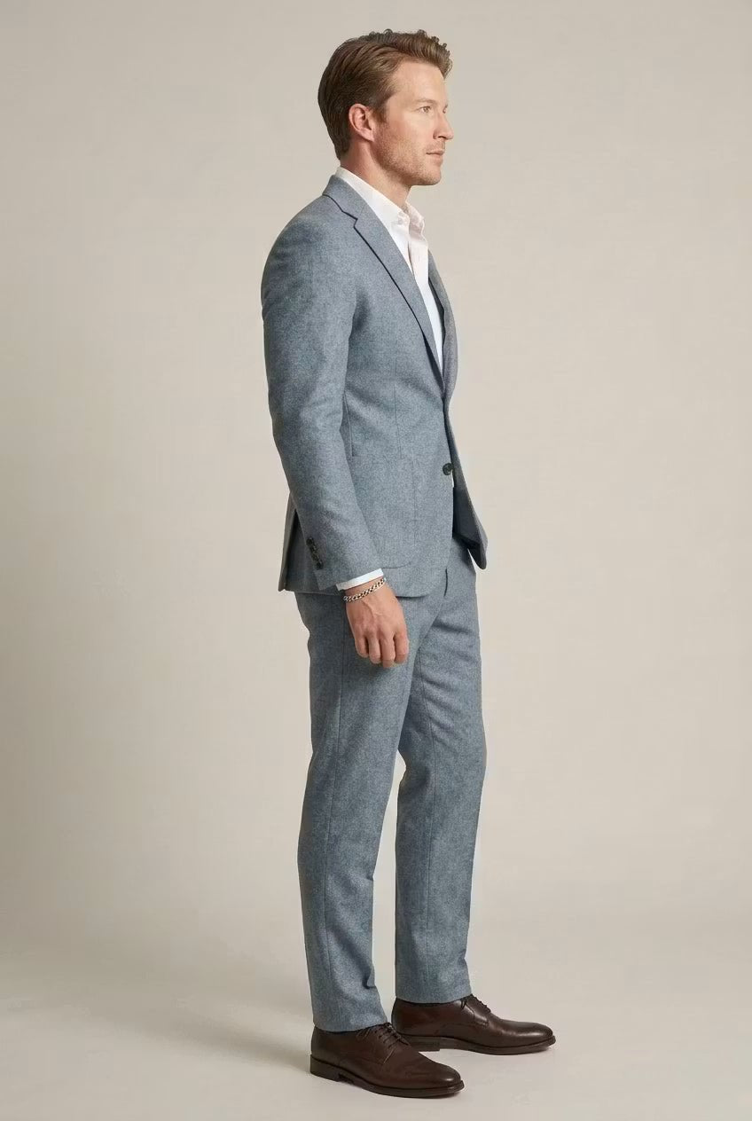 Men's Slim-Fit Two-Piece Set Professional Suit