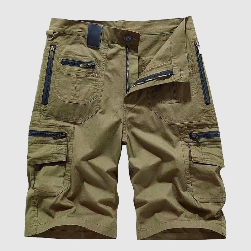 Men's Tactical Multi-Pocket Cargo Shorts - Green