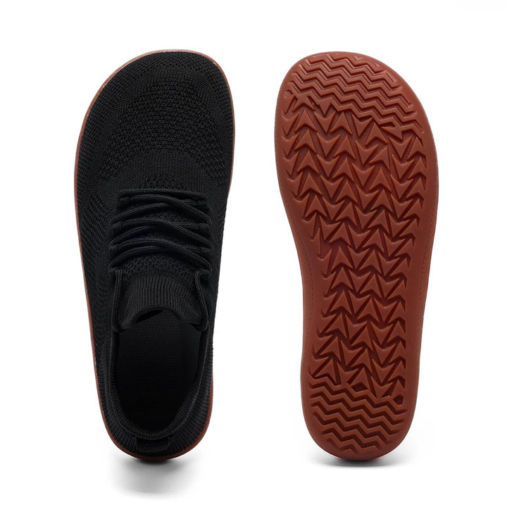 Unisex Lightweight Breathable Barefoot Minimalist Sneakers - Schwarz