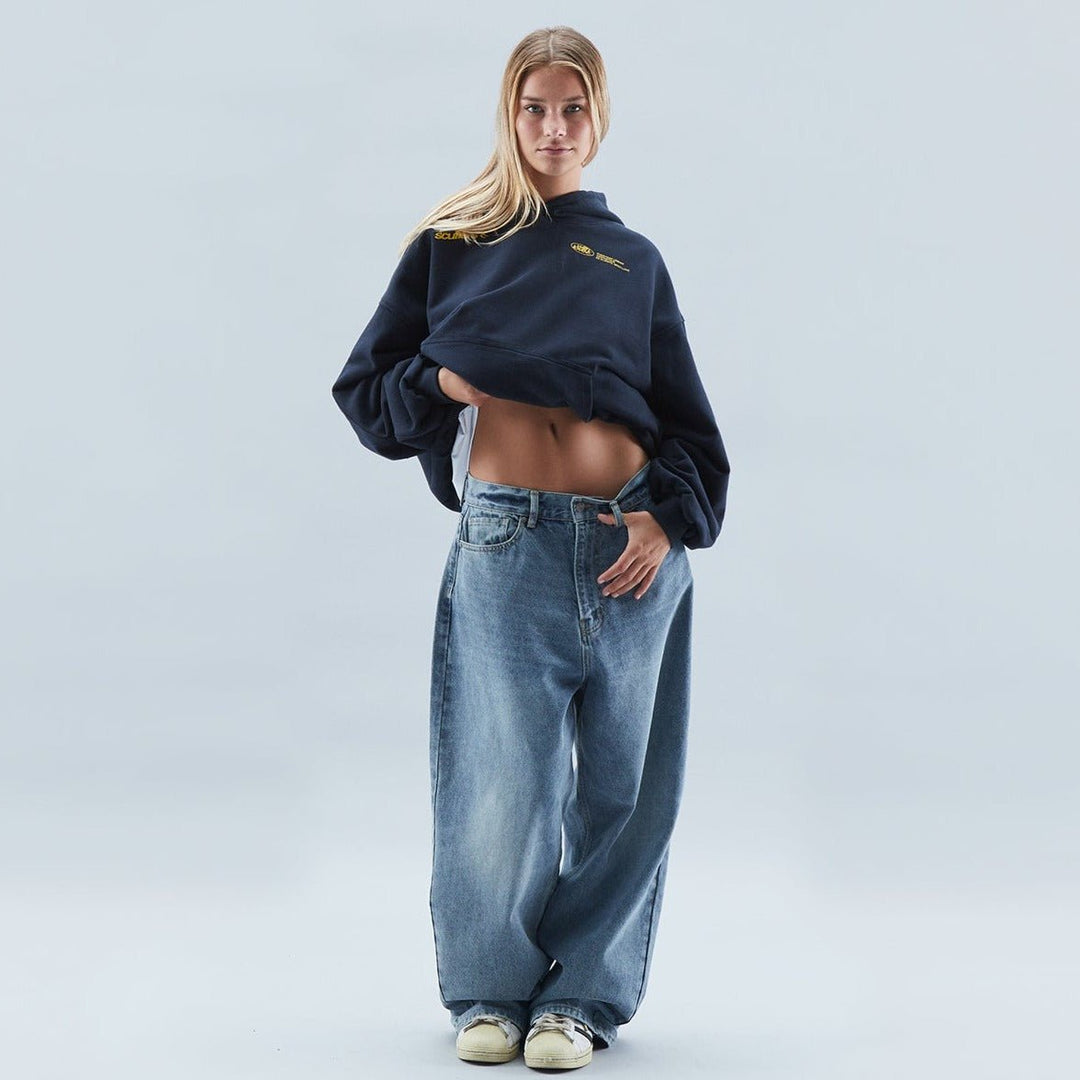 Unisex Oversized Heavyweight Cotton-Blend Pullover Hoodie
