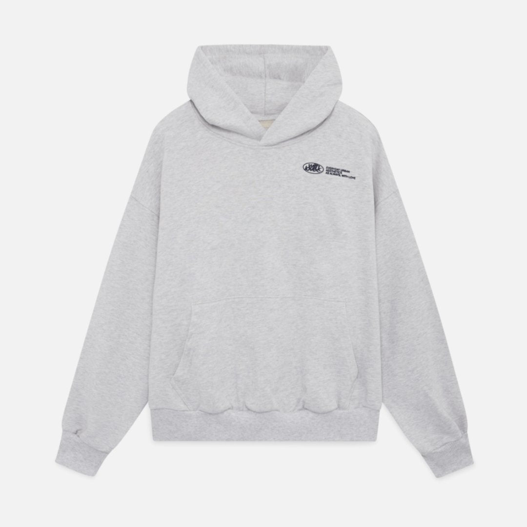 Unisex Oversized Heavyweight Cotton-Blend Pullover Hoodie