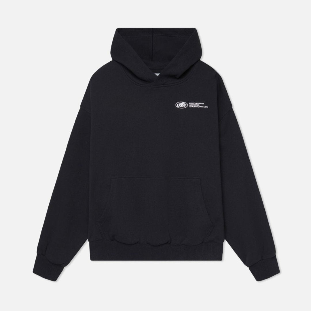 Unisex Oversized Heavyweight Cotton-Blend Pullover Hoodie