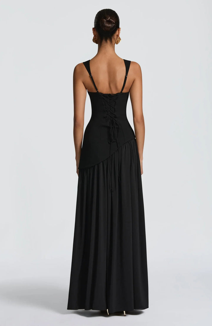 Women's A-Line Sleeveless Midi Wedding Guest Dress