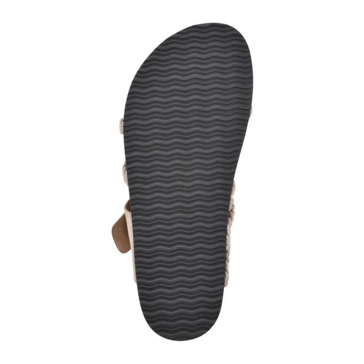 Women's Braided Buckle Toe-Loop Sandals