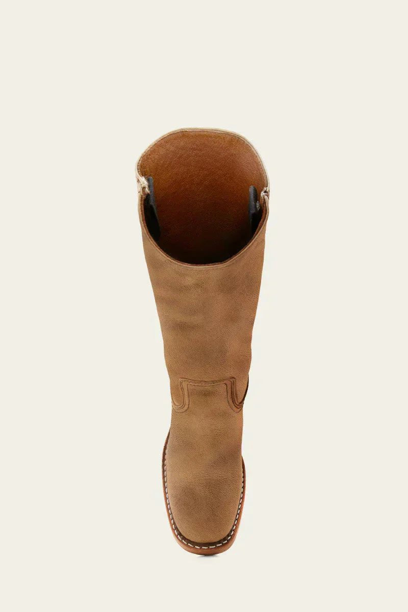 Women's Knee-High Leather Block-Heel Boots