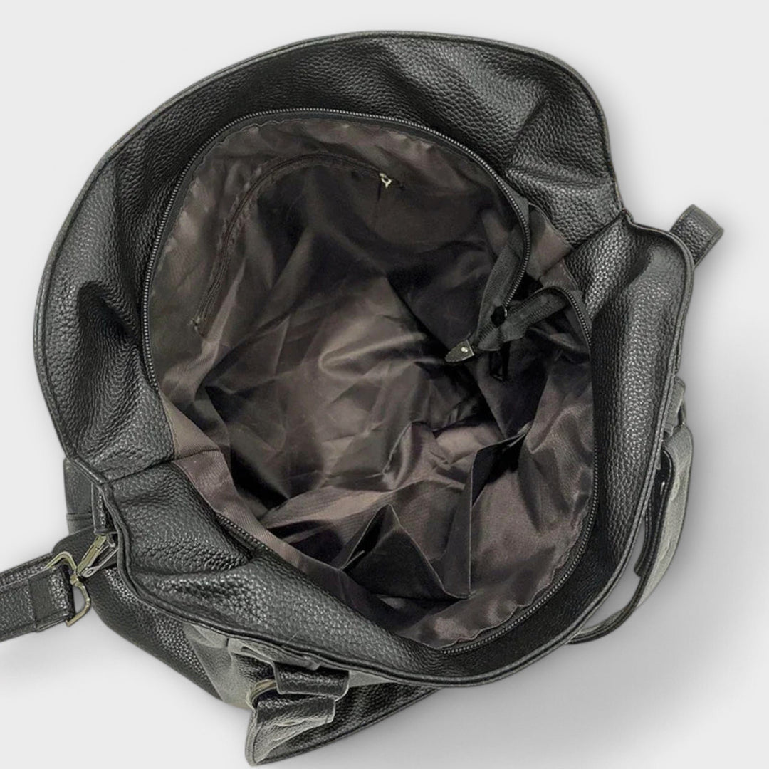 Women's Large Capacity Soft Leather Hobo Shoulder Bag