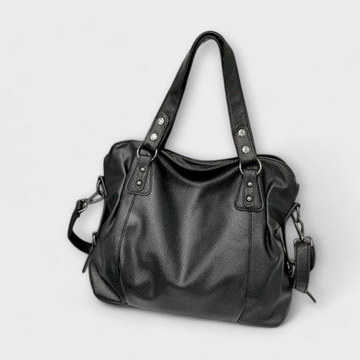 Women's Large Capacity Soft Leather Hobo Shoulder Bag