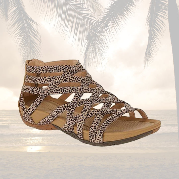 Women's Orthopedic Adjustable Strappy Flat Sandals