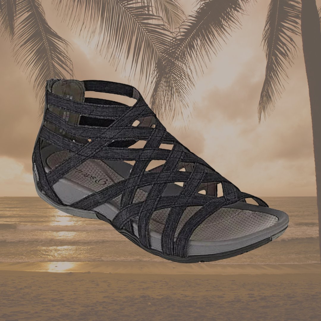 Women's Orthopedic Adjustable Strappy Flat Sandals