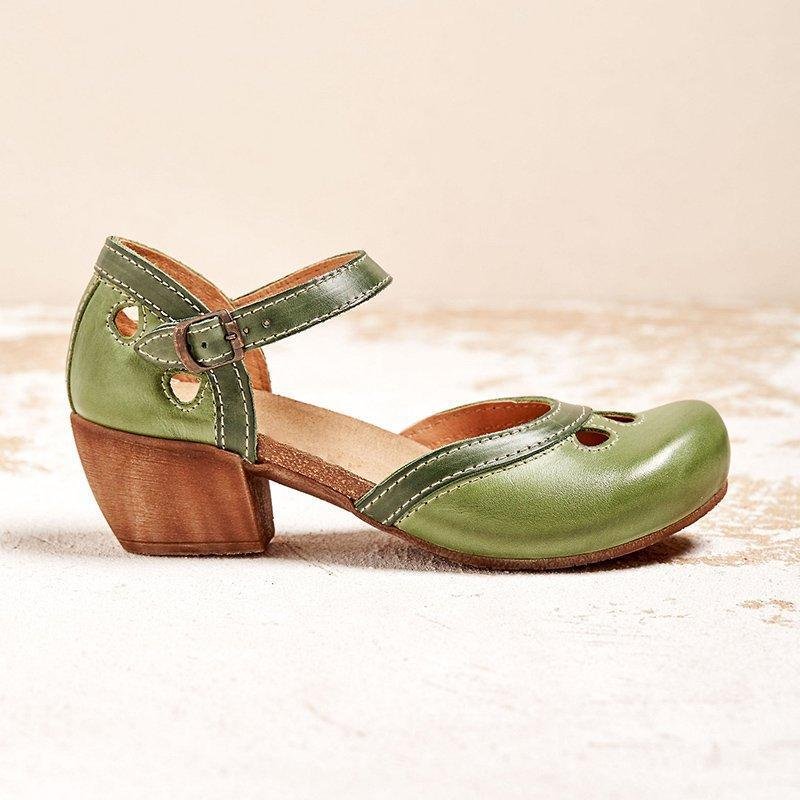 Women's Orthopedic Ankle-Strap Low-Heel Sandals