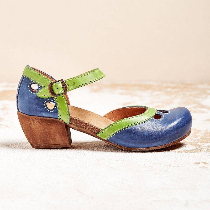 Women's Orthopedic Ankle-Strap Low-Heel Sandals