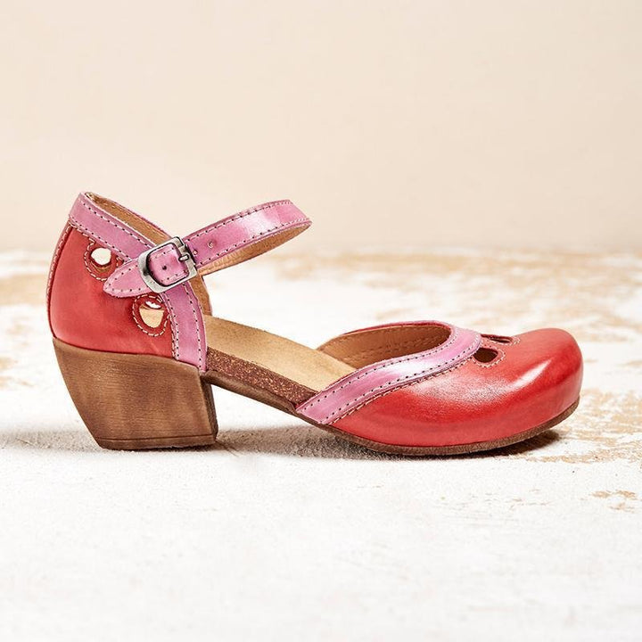 Women's Orthopedic Ankle-Strap Low-Heel Sandals