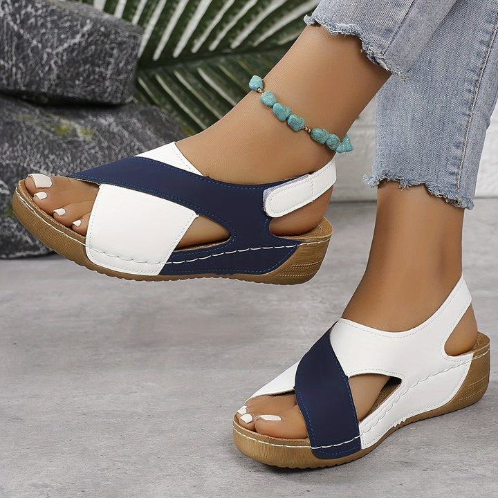 Women's Orthopedic Comfort Wedge Platform Sandals - Blue (Almost Sold Out!)