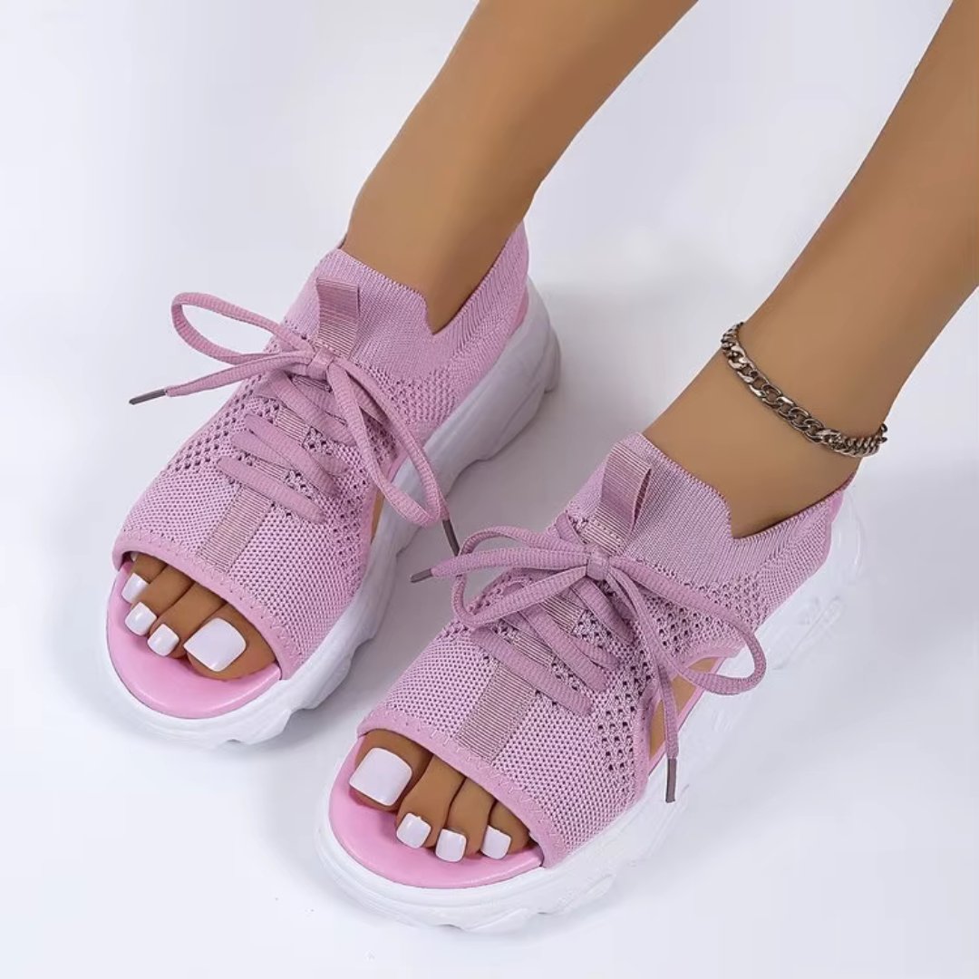 Women's Orthopedic Knit Athletic Sandals - Pink