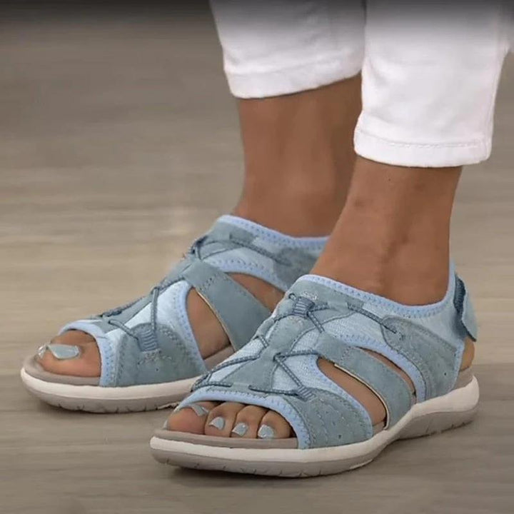 Women's Orthopedic Memory-Foam Closed-Toe Summer Sandals