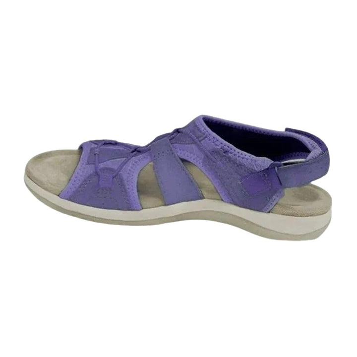 Women's Orthopedic Memory-Foam Closed-Toe Summer Sandals - Lavender