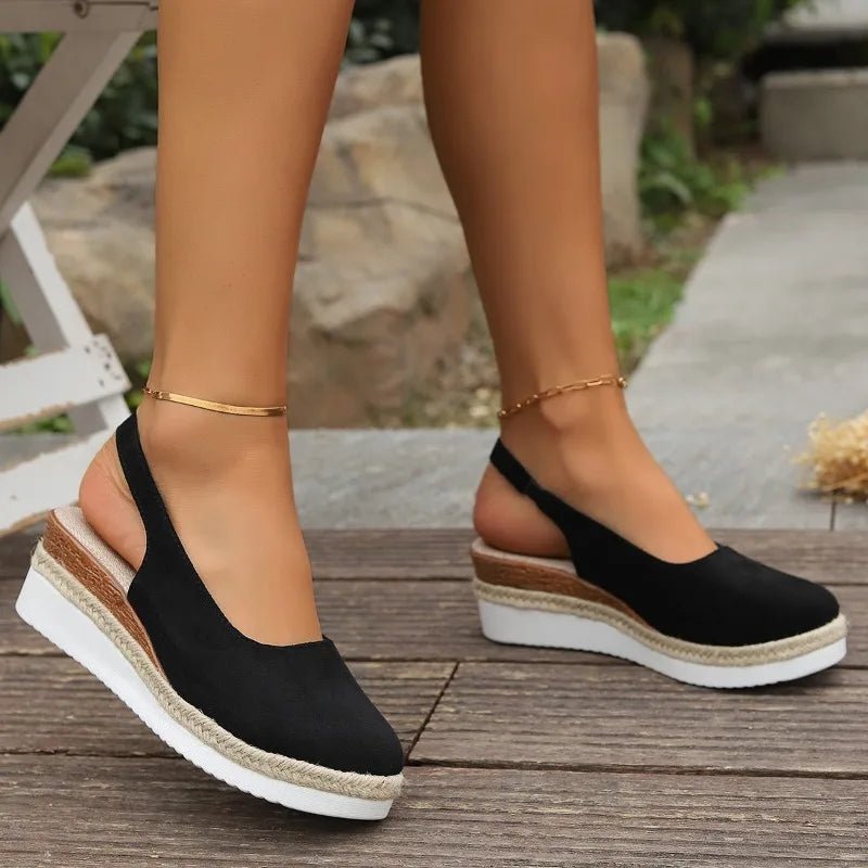 Women's Orthopedic Platform Espadrille Slip-On Sneakers