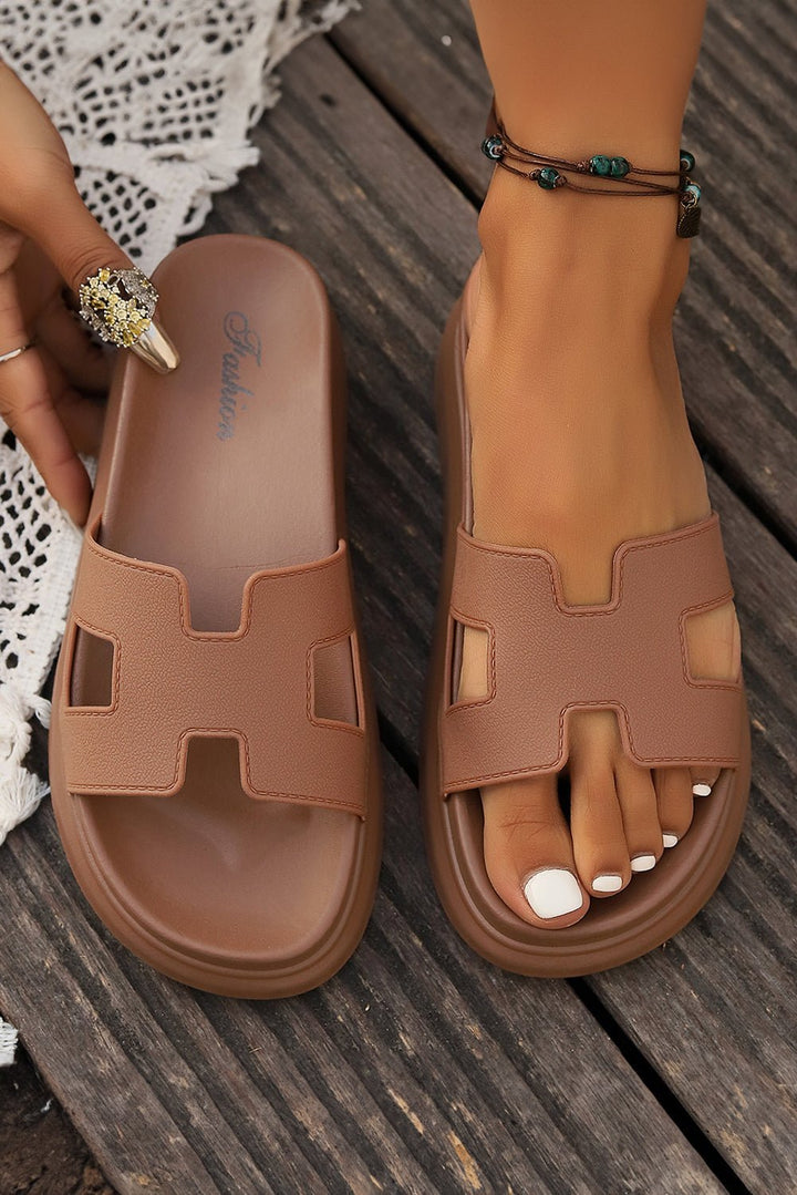 Women's Orthopedic Platform Slide Sandals