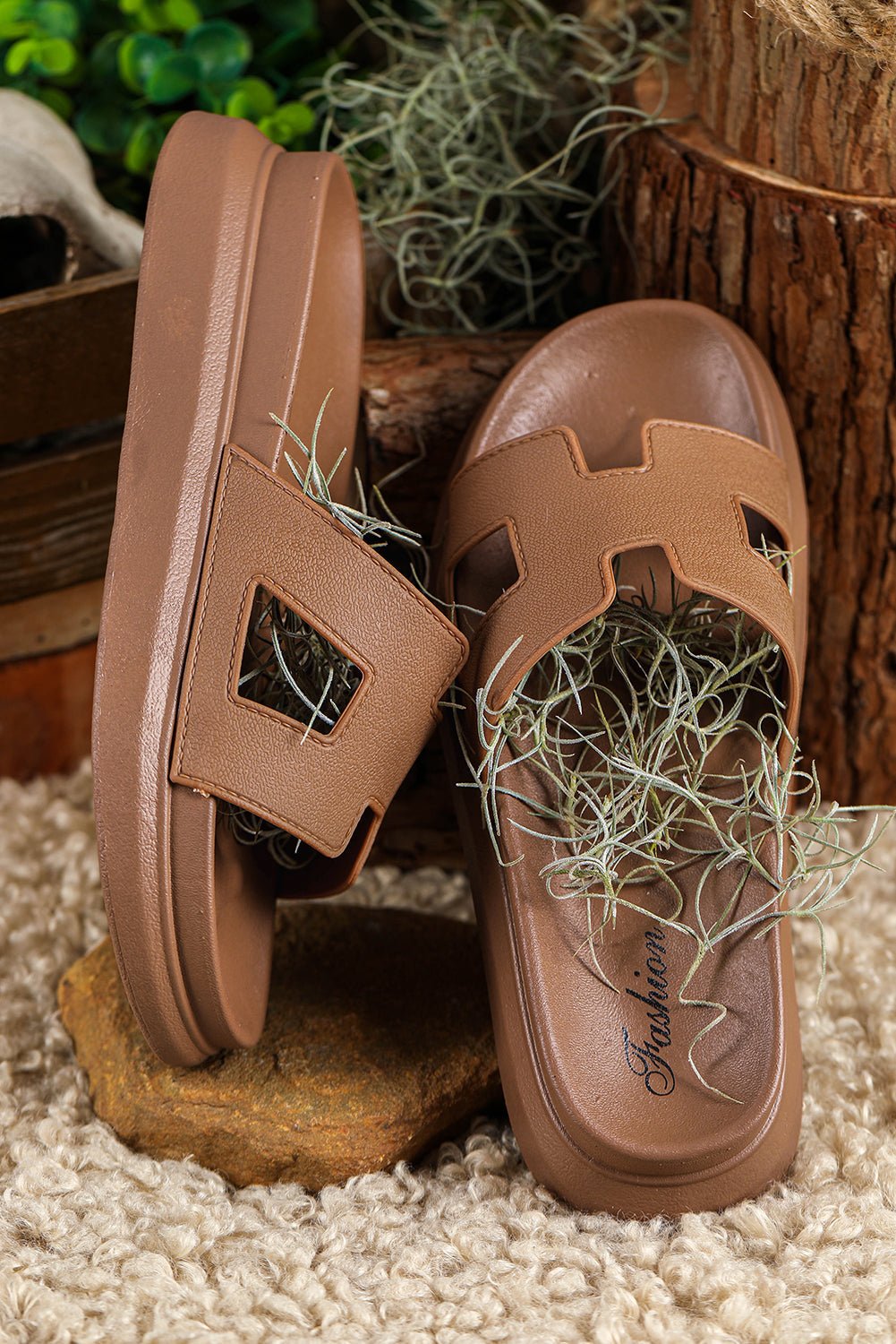 Women's Orthopedic Platform Slide Sandals