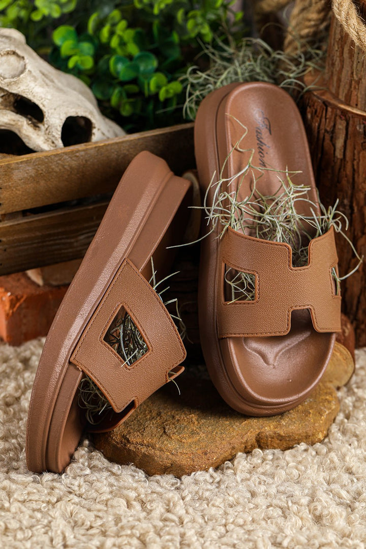 Women's Orthopedic Platform Slide Sandals