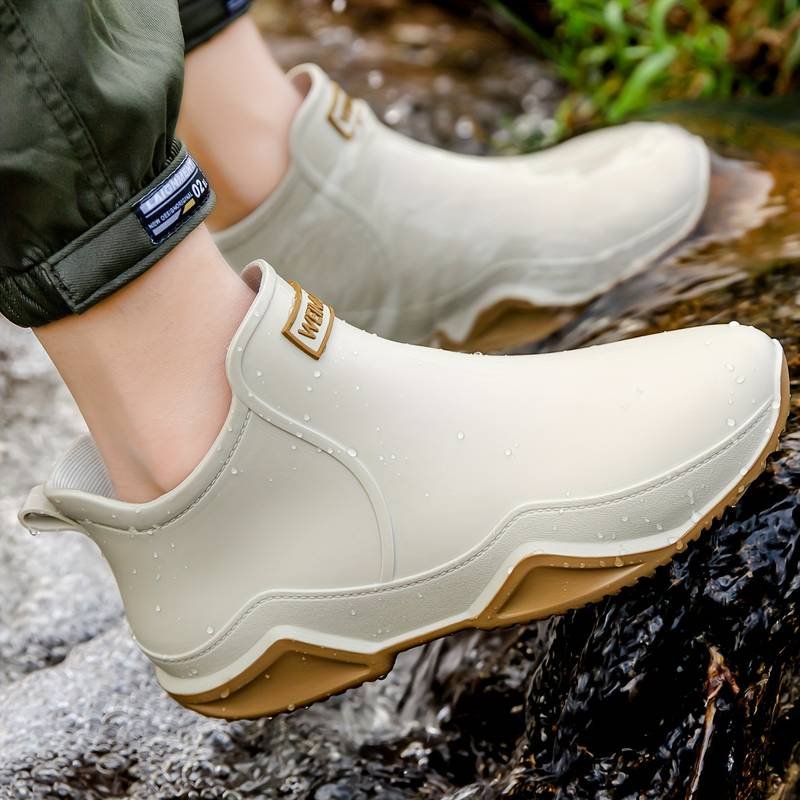 Women's Waterproof Slip-On Ankle Rain Boots